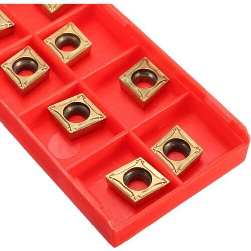 Hot Sale 1/10pcs CCMT09T308 Inserts Indexable Milling Turning Tools Milling Mill CNC Lathe Cutting Tool Holder Insert Gold Blade