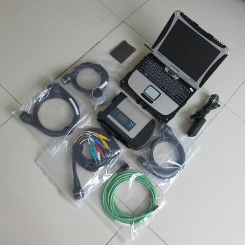 Mb star c4 full chip with cf19 laptop toughbook cf-19 with SSD newest software full set diagnostic tool ready to use