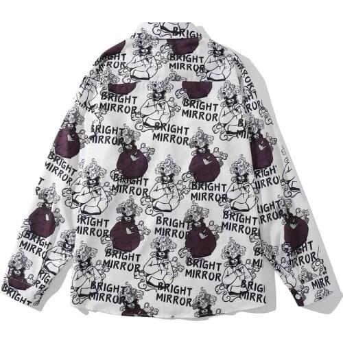 Hot Sale Hawaiian Long Sleeve Men Print shirts Casual Beach lapel Spring And Autumn Business Oversize TOP