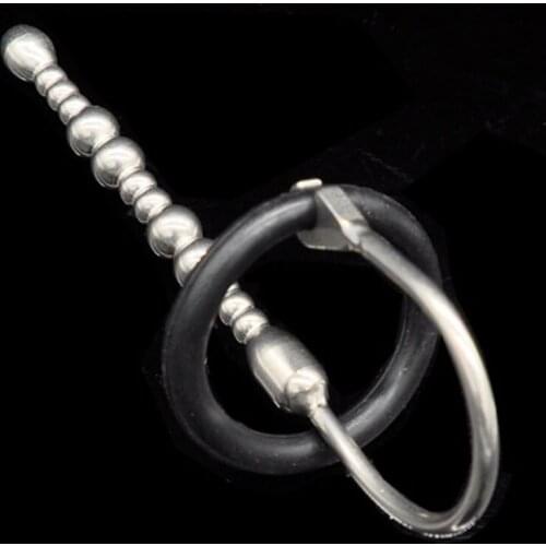 Male Masturator Uretral Stimulator Stainless Steel Urethral Dilator Beads Cock Souding Rod Sex Toys For Men Penis Sound Plug