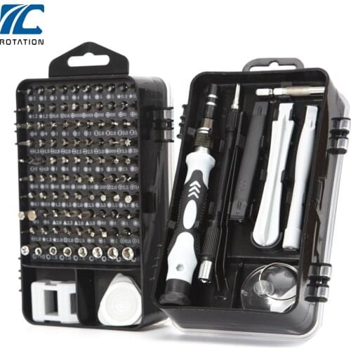 Screwdriver Set 115 In 1 Mobile Phone Repair Hex Multi-Function Torx Screwdriver Bit Set Tools