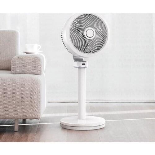MIHome Floor Fan Wide-angle Timing Intelligent Voice Control Long-distance Intelligent Air Circulation Fan