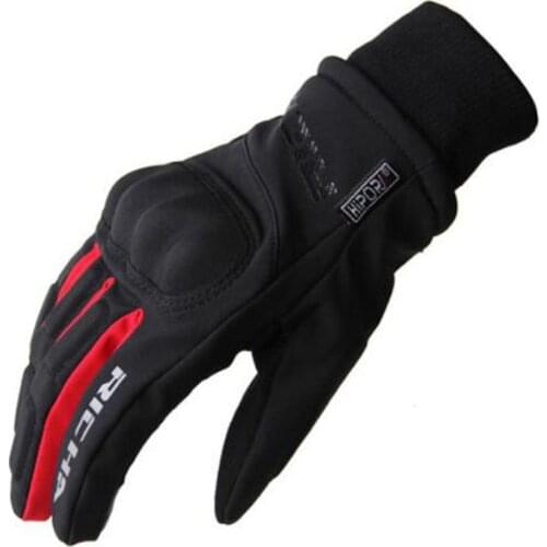 Knight Protection RICHA Touch screen Motorcycle Gloves Men Winter Warm Waterproof Riding Glove Motorbike Riders Fall-resistant