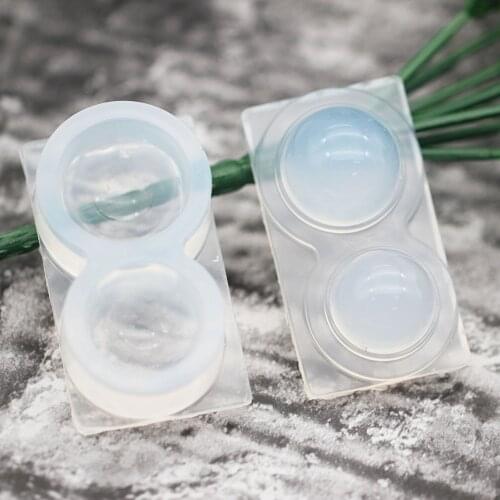 1pcs Full Transparent Water Injection Hollow Semi-Circular Section Resin Mold For DIY Jewelry Decorative Craft Making Finding