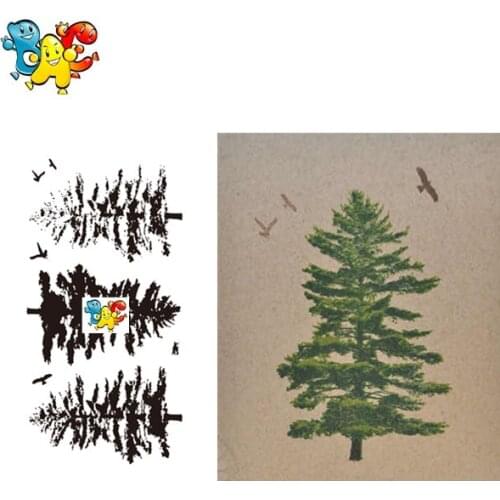 Tree Transparent Clear Stamps for DIY Scrapbooking/Card Making/Kids Christmas Fun Decoration Supplies and die