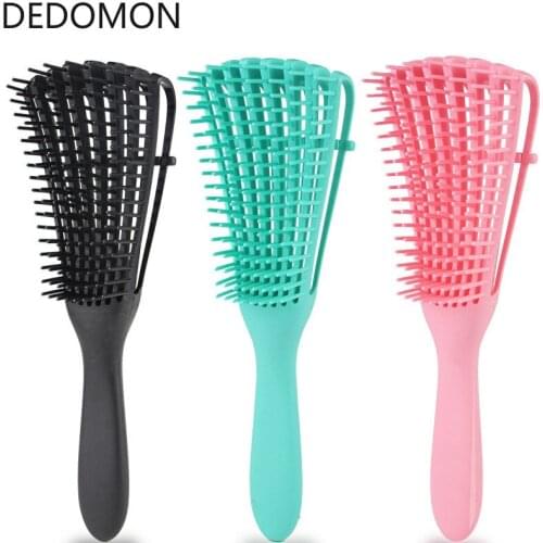 1pcs New Scalp Massage Comb Hair Brush Women Detangle Hairbrush Anti-tie Knot Professional Hair Brush Octopus Type Comb