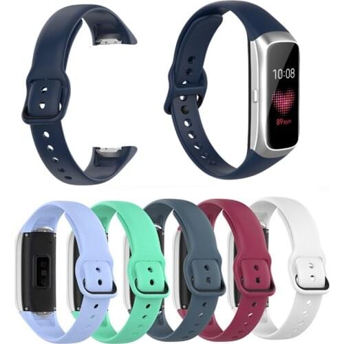 Silicone Smart Watch Band Strap for Samsung Galaxy Fit R370 Smartwatch Bracelet Adjustable Sport Correa 10 Colors