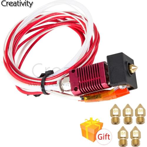 Assembled 1.75mm Extruder Hotend kit Aluminum Heat Block For 3D Printer Ender-3/CR-10/CR-10S With 0.4mm Nozzle printer