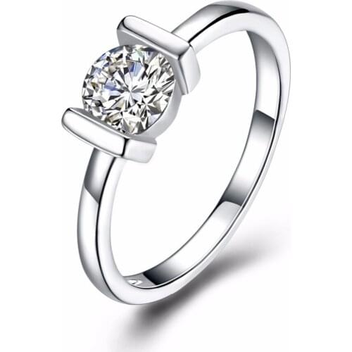 Standard sterling silver jewelry upscale jewelry creative personality classic elegant ladies ring wedding free shipping