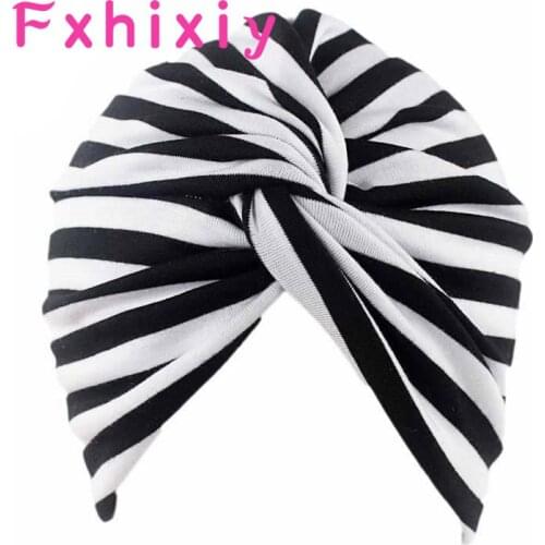 Knot Twist Turban Striped Flower Printed Bandana Headscarf Women Muslim Head Scarf Beanies Chemo Hair Loss Cover Headwrap