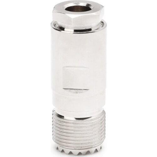 UHF SO239 PL259 Socket Female PLug Clamp For 50-5 5DFB LMR300 Connector