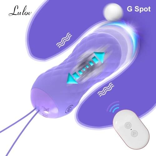 G-Spot Thrusting Vibrator For Women Wireless Remote Control Simulator Vaginal ball Vibrating Love Egg Sex Toys Goods for Adults