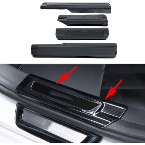 Inner Door Plate Sill Scuff Sticker Decoration Accessories Cover Trim Fit For BMW 3 Series G20 2019 2020