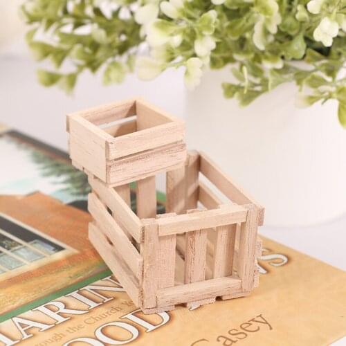 1pcs 1:12 Dollhouse Miniature Vegetable Fruits Storage Basket Furniture Decor Accessories New Arrival