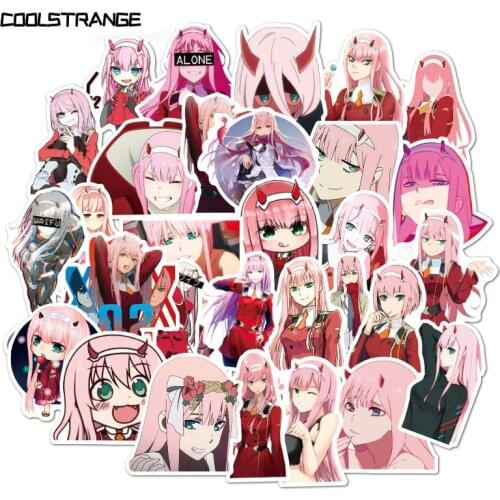 10/30/50Pcs DARLING In The FRANXX Anime Cartoon Stickers For Motorcycle Laptop Skateboard Mobile Phone Guitar DIY Manual Album