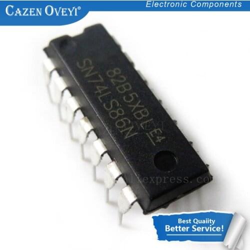 10pcs/lot HD74LS86P DIP14 HD74LS86 DIP SN74LS86N DIP-14 74LS86 SN74LS86AN In Stock