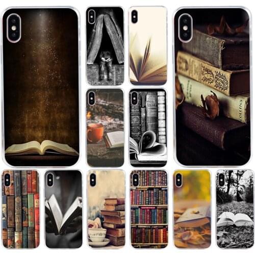 137H reading books Soft Silicone Tpu Cover phone Case for iphone 5 5s se X XR XS Max case