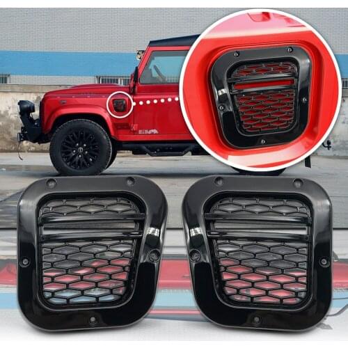 2x for Land rover defend parts Side Vent Grille Tuning Car auto parts tuning air side vents Grille