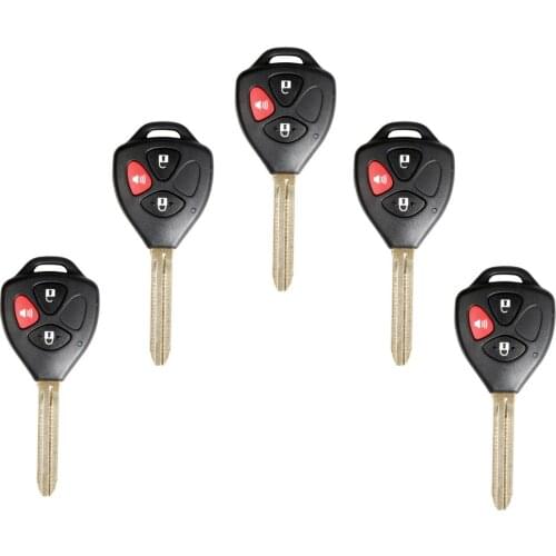 5pcs /lot Wire XKT004EN 3/2+1 Buttons Universal XKTO04EN VVDI2 Car Key Remote for Xhorse VVDI Key Tool