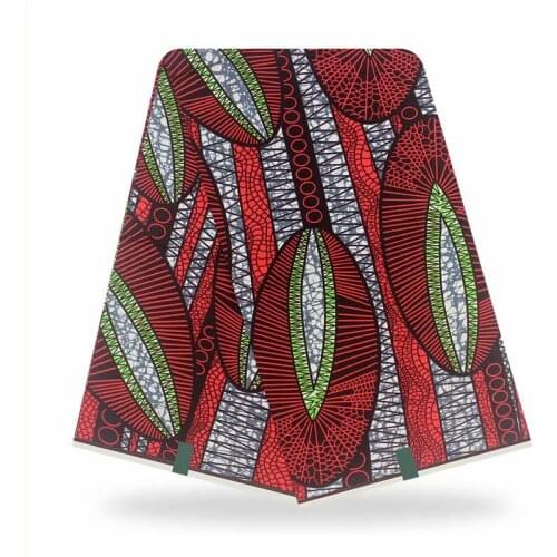 African Nigerian Wax Printed Fabric Prints 100%Cotton Ankara Real High Quality Sewing Material Dye For Clothes 6 Yards S-P 6-31
