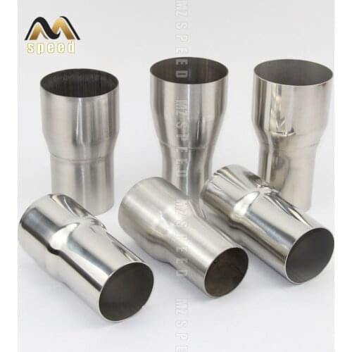 Car accessories 304 stainless steel reducer 51mm to 76mm stainless steel reducer exhaust pipe reducer