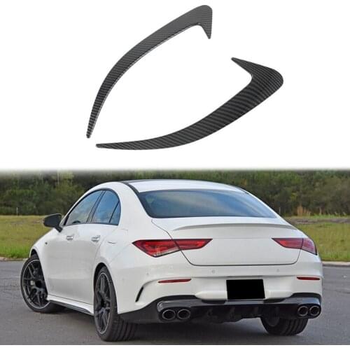 Car Rear Bumper Spoiler Side Wing Canard for Benz CLA Class C118 CLA200 CLA220 CLA250 CLA45 AMG 2020