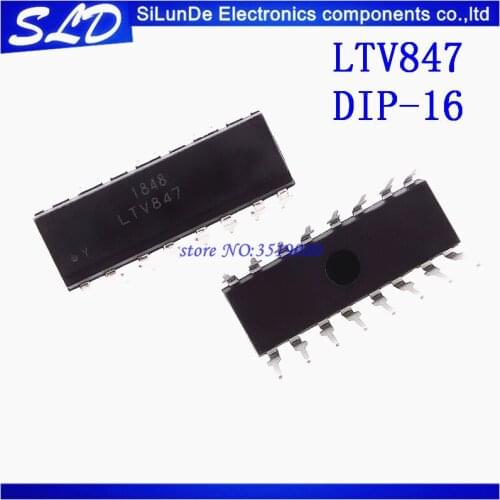 Free Shipping 20pcs/lot LTV847 LTV-847 DIP-16 new and original in stock
