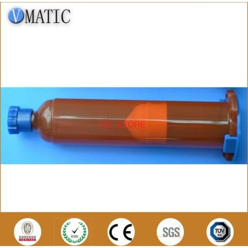 Free Shipping 2019 10Pcs 50ml/Cc Loca UV Glue Pneumatic Syringes With Piston (Not Including The Glue) Made In China
