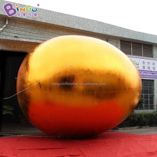Free Shipping 6M long giant inflatable golden egg model decorative customized large inflatable egg replica toys