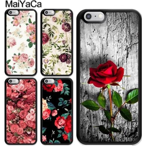 Beautiful Garden Red Roses Flowers For iPhone 12 Mini 11 Pro MAX X XR XS MAX SE 2020 6S 7 8 Plus 5s Cover