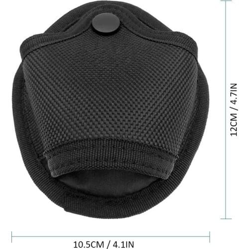 Handcuff Holder Snap Handcuff Sheath Holster Cuff Case Pouch with Belt Loop Outdoor Tool Hunting Bag