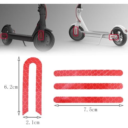 1 Sets Front Rear Wheel Tyre Cover Protective Shell Reflective Sticker For Xiaomi M365 Electric Scooter Skateboard Accessories