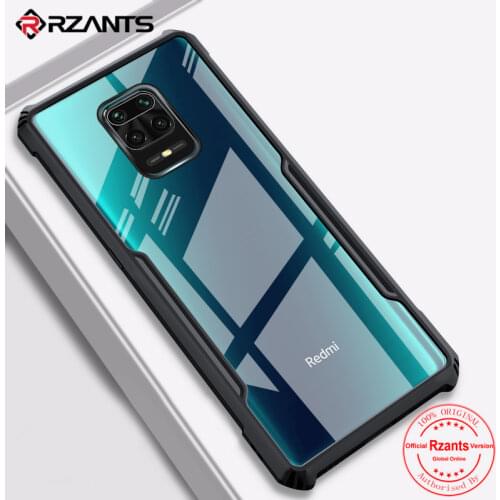 Rzants For Xiaomi Redmi 9 9A 9C Redmi Note 9 9S 9 Pro POCO X3 Case Hard [Blade] Shockproof Slim Crystal Clear Cover funda Casing