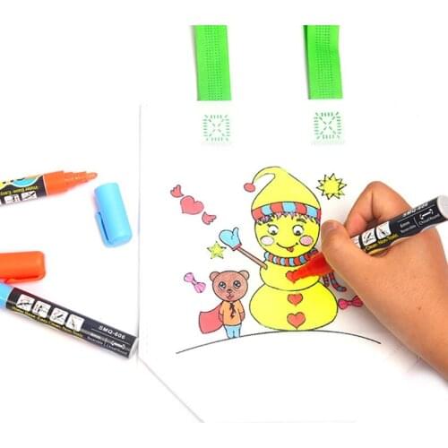 Baby Drawing toys DIY Environmental Protection Graffiti Bag Kindergarten Hand Painting Materials Educational Toy for Children
