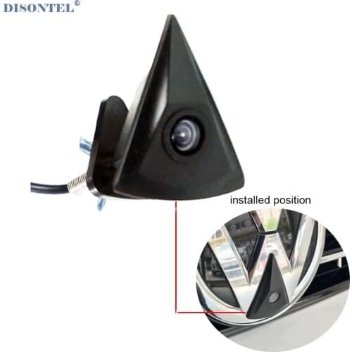 For SONYCCD Vehicle logo mark Emblem Front view camera for Volkswagen GOLF Bora Passat Lavida Polo EOS