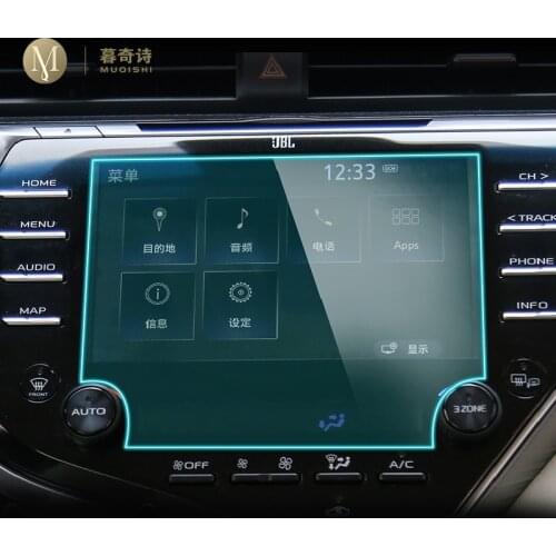 For Toyota Camry 2018-2020 Car GPS navigation Protective film LCD screen TPU Protective film Screen protector Anti-scratch 8Inch