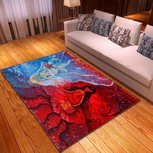 Geometric Abstract art Carpets for Living Room Bedroom Area Rugs Hallway Doormat Soft Flannel Kids play Mats Home Decor carpet
