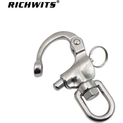 Stainless steel 128mm marine hardware snap shackle