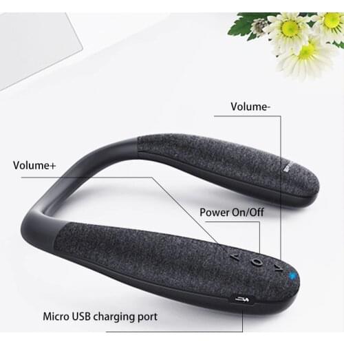 Outdoor Neck Hanging Bluetooth Speakers Portable Column Wireless Hi-Fi Stereo Music Subwoofer Bocinas Sound System Altavoz Sport