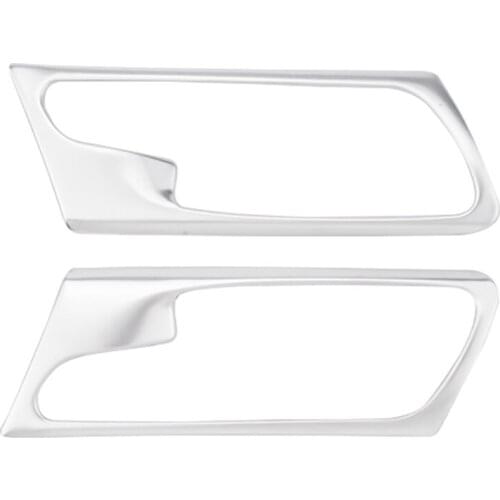 Inner Door Handle Frame Decoration Cover Trim 2Pcs for -BMW X5 E70 2008-2013 Stainless Steel Car Interior Accessories