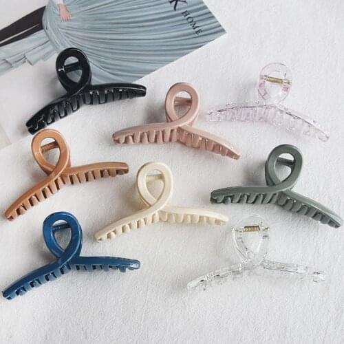 1pcs Women Hair Clip Acrylic Hairpins Cross Transparent Headwear Ornaments Hair Crab Claws Girls Hair Accessories Decoration