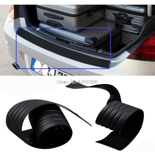 Car Trunk guard plate/Rear bumper rubber cover sticker For Toyota Camry Corolla RAV4 Highlander/Land Cruiser/PRADO/Prius Avensis