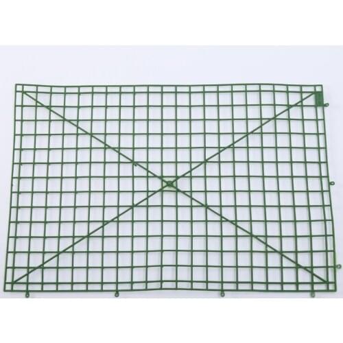 10pc/bag 60x40cm Plastic Frame For Flowers Wall Arches DIY Wedding Decoration Backdrop Plastic Bent Sub-rack Flower Row