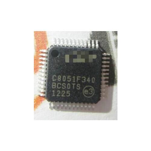 100% Original NEW C8051F340-GQR C8051F340 8051 MCU FLASH 64K 48TQFP IC CHIP x50PCS