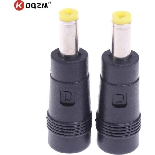 2Pcs 5.5x2.5mm Female to 5.5x2.1mm Male DC Power Connector Adapter Laptop New