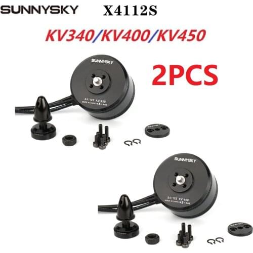 2PCS SUNNYSKY X4112S 340KV 400KV 450KV Outrunner Brushless Disc Motor for Makeflyeasy Fighter Freeman Multi-rotor Aircraft UAV
