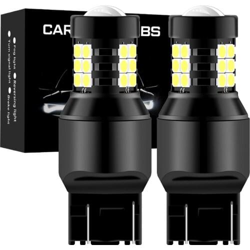 2pcs T20 7440 7443 W21W WY21W W21/5W T25 3157 P27/7W P27W 3156 3057 3457 4157 1156 1157 LED Bulb Signal Lamp LED DRL Car Lights