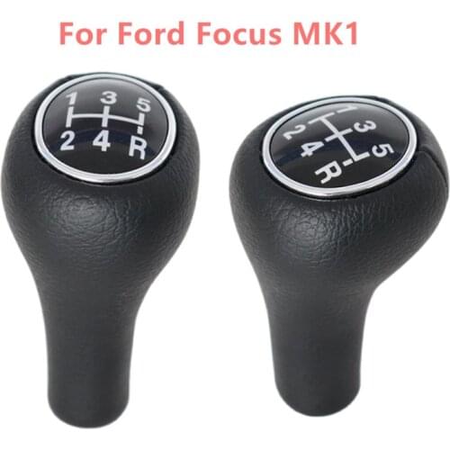 5 6 Speed for Ford Focus MK1 1998 1999 2000 2001 2002 2003 2004 2005 Leather Manual MT Car Gear Shift Knob Gearstick Accessories