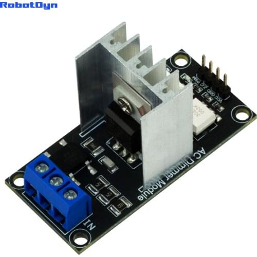 AC Light lamp dimming and motor Dimmer Module, 1 Channel, 3.3V/5V logic, AC 50/60hz, 220V/110V - 600V