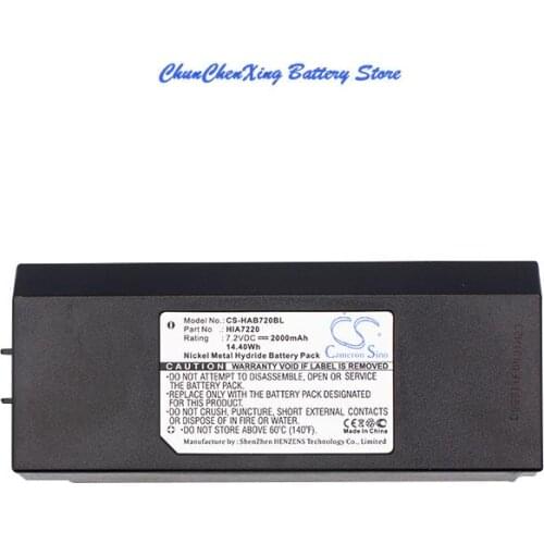 Cameron Sino 2000mAh Battery HIA7220 for Hiab AMH0627, AX-HI6692, XS Drive, XS Drive H3786692, XS Drive H3796692